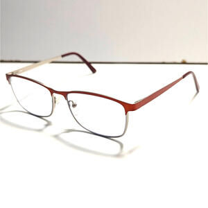 Eyebuydirect Ashlyn Size: 54-16-138 Rectangle Red Metal Eyeglasses FRAMES ONLY